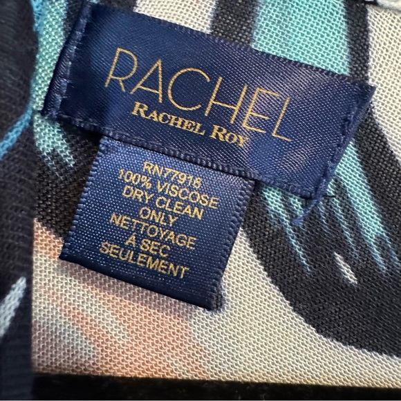 Rachel Roy Colorful Boho Kimono Cardigan Beach Tropical Resort OS - Picture 8 of 8